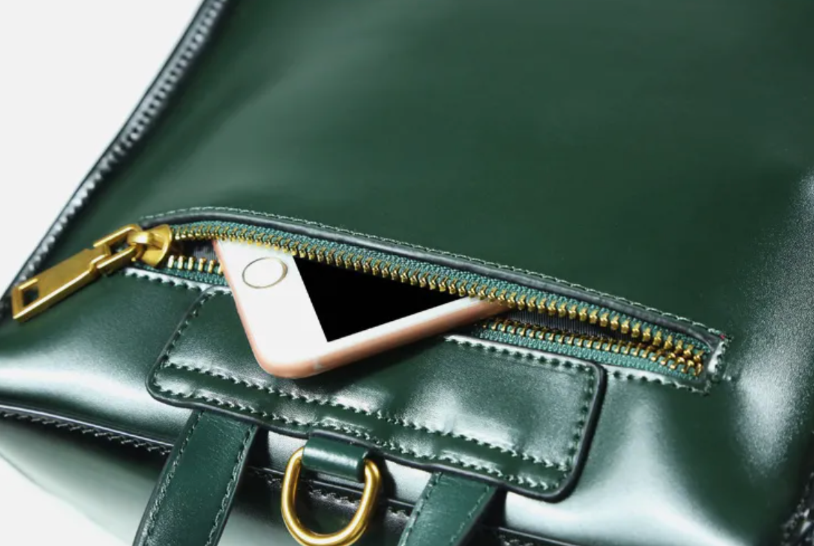 The Elite Edit – Polished Green Schoolbag