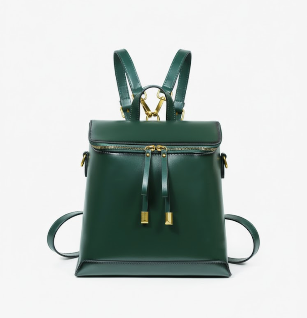 The Elite Edit – Polished Green Schoolbag