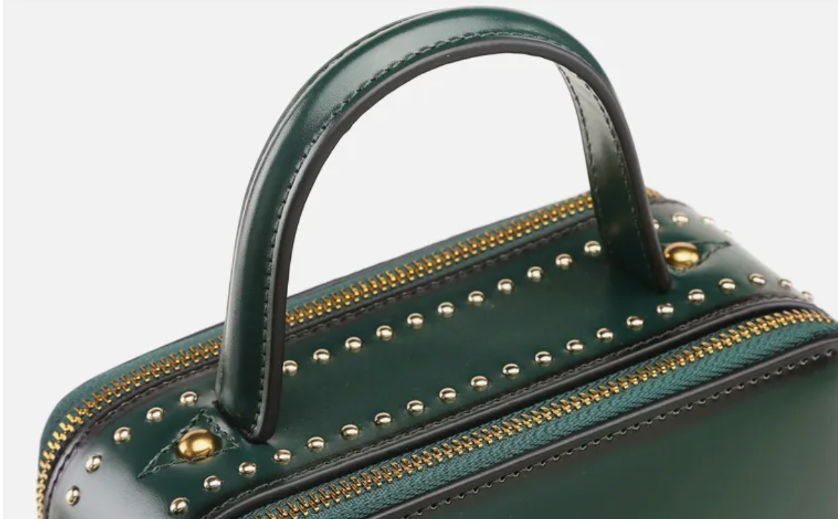 Vroom Vibe – Structured Zip Shoulder Bag
