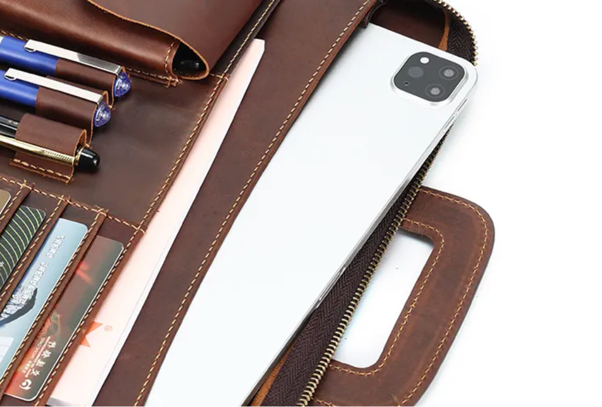 Unagi Utility – Crazy Horse Leather Laptop Case