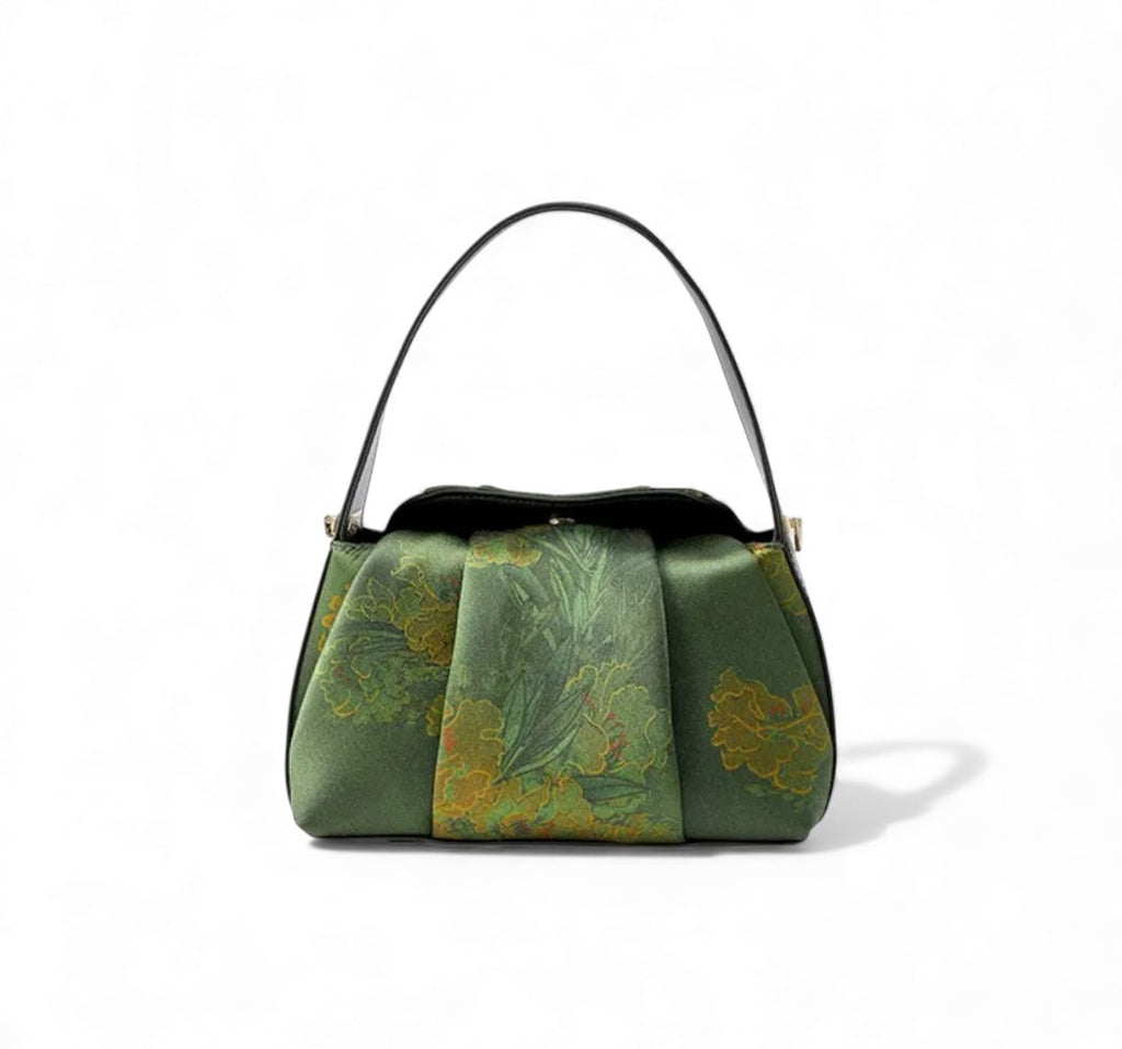 Atlas Bloom – Silk Messenger Bag