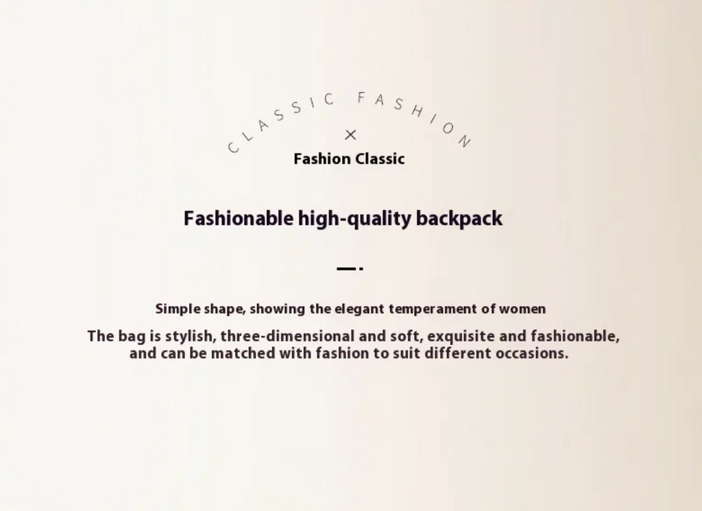 Autumn Term Leather Backpack