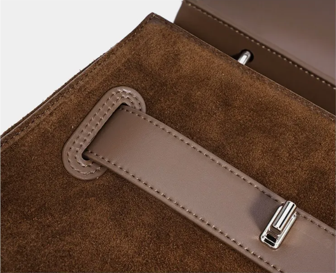 The Très Jolie Suede & Leather Bag