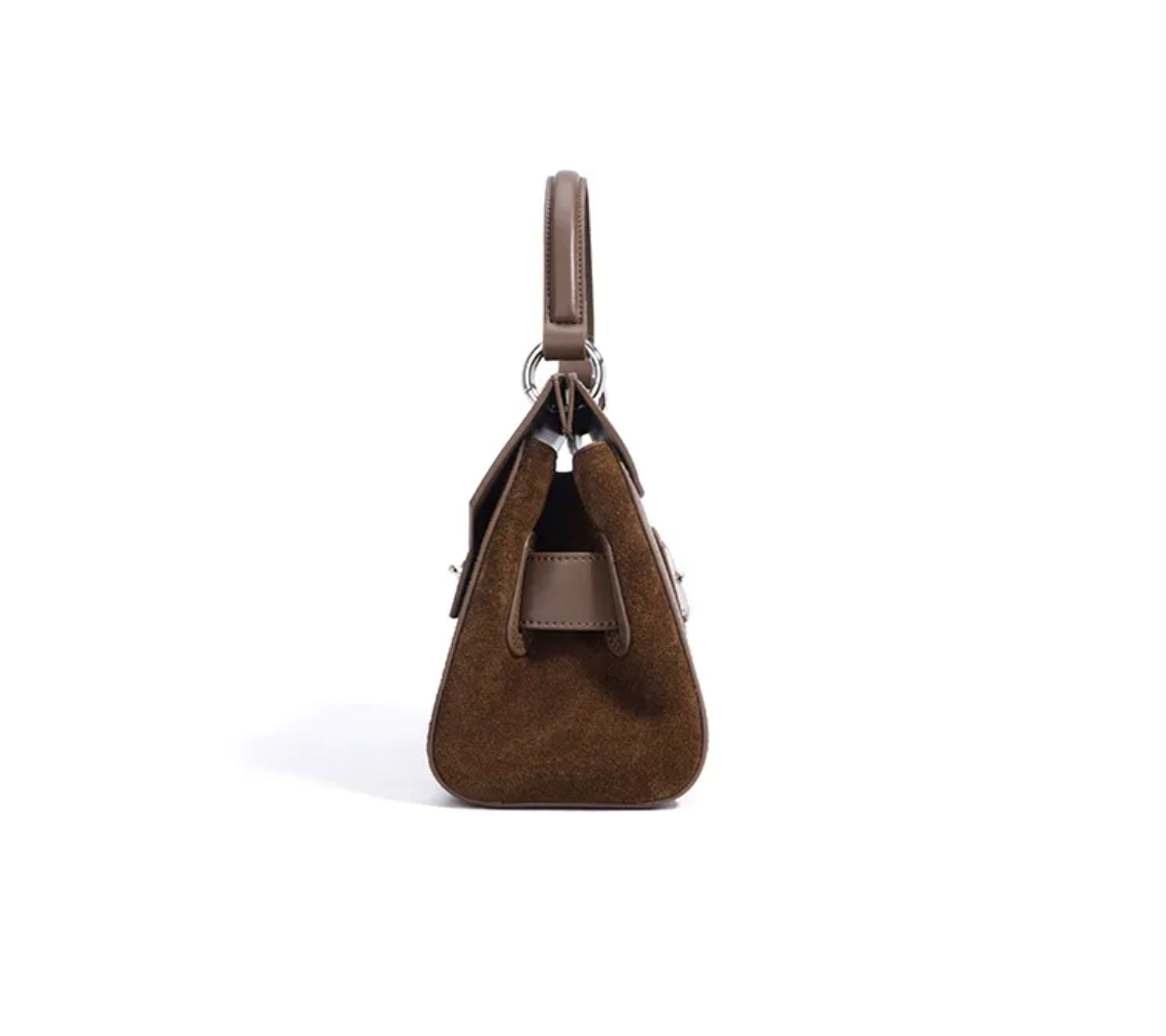 The Très Jolie Suede & Leather Bag