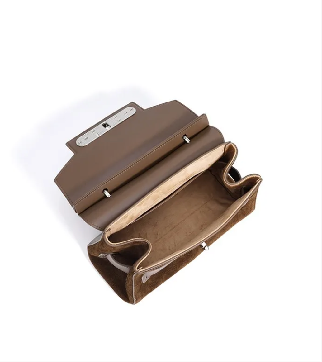 The Très Jolie Suede & Leather Bag