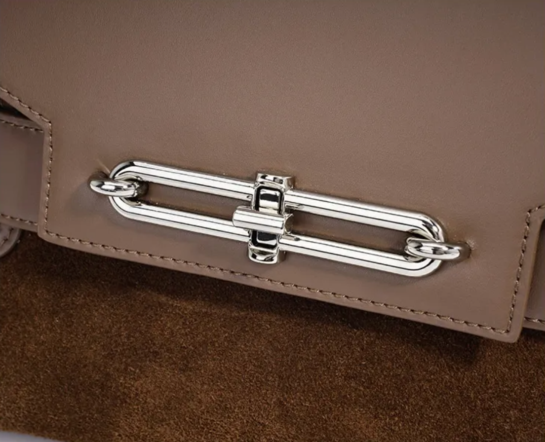 The Très Jolie Suede & Leather Bag