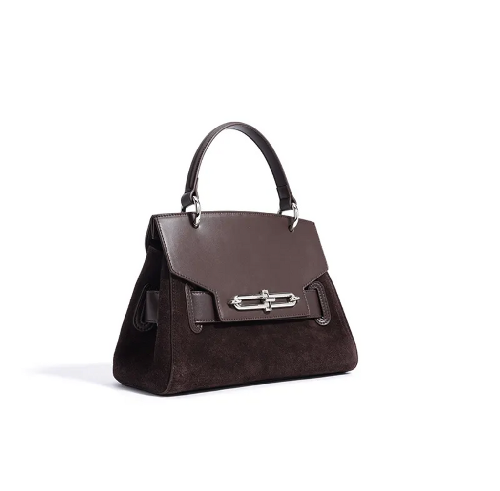 The Très Jolie Suede & Leather Bag