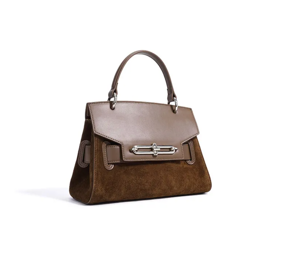 The Très Jolie Suede & Leather Bag