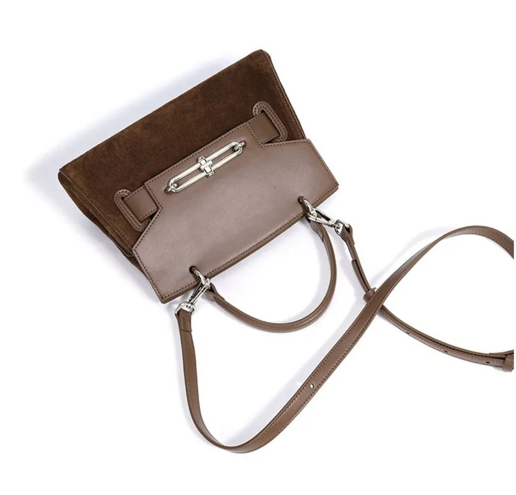 The Très Jolie Suede & Leather Bag