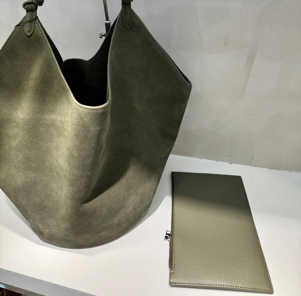 The Willow Drift Leather Bucket Bag