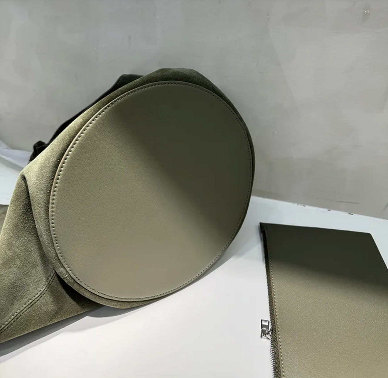 The Willow Drift Leather Bucket Bag