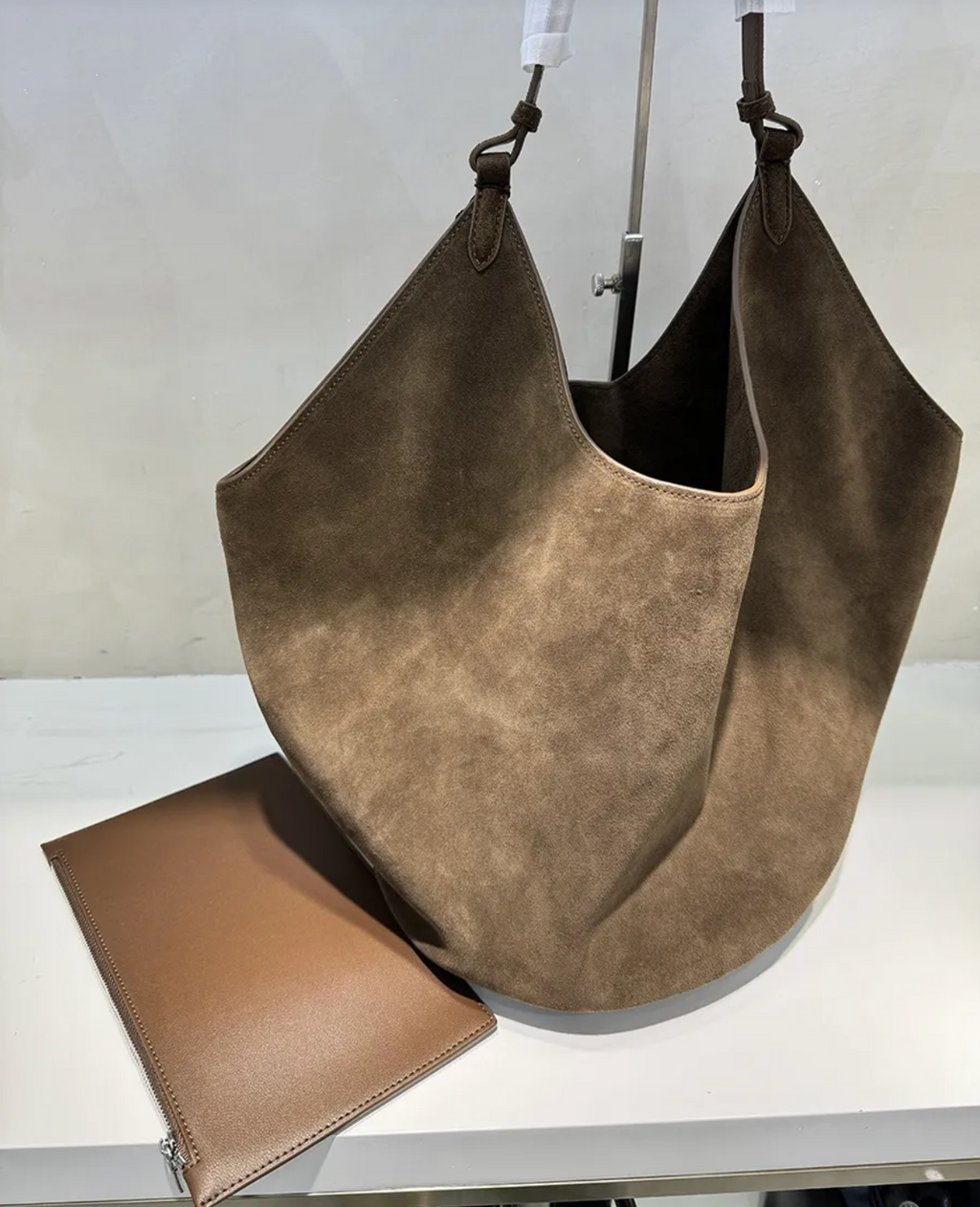 The Willow Drift Leather Bucket Bag