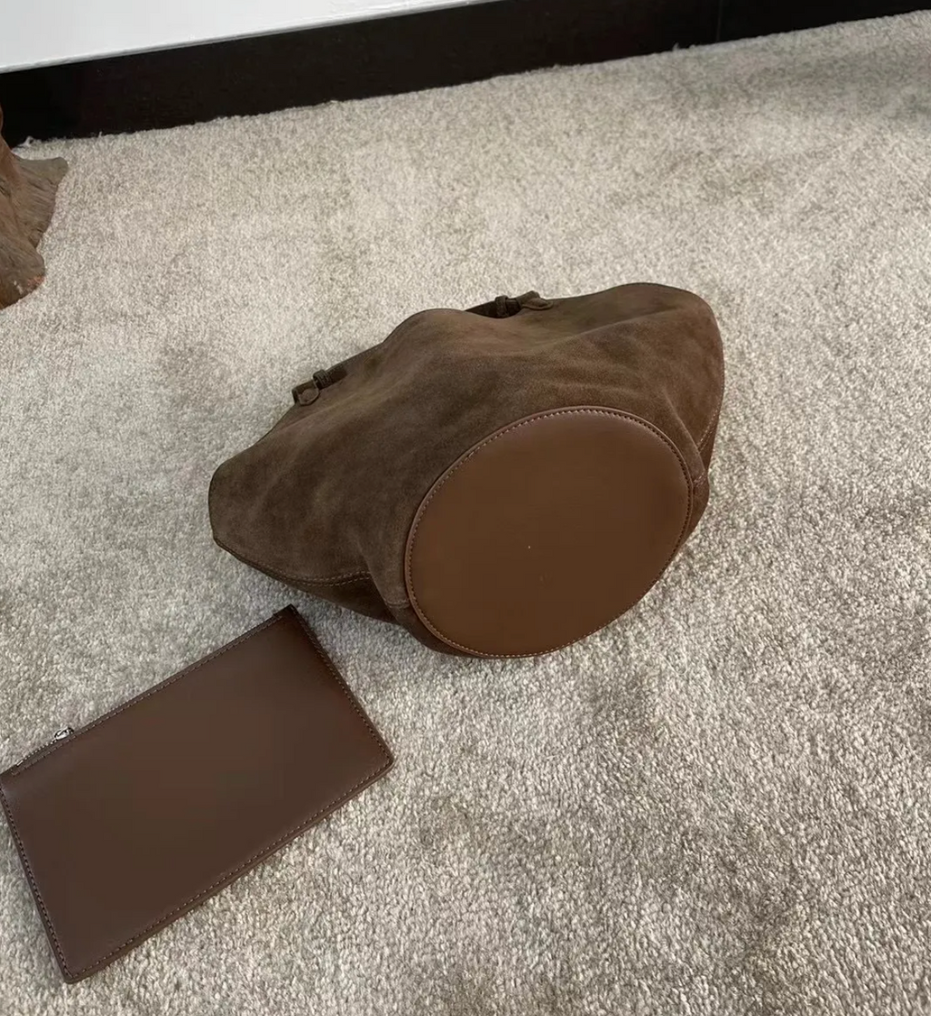 The Willow Drift Leather Bucket Bag