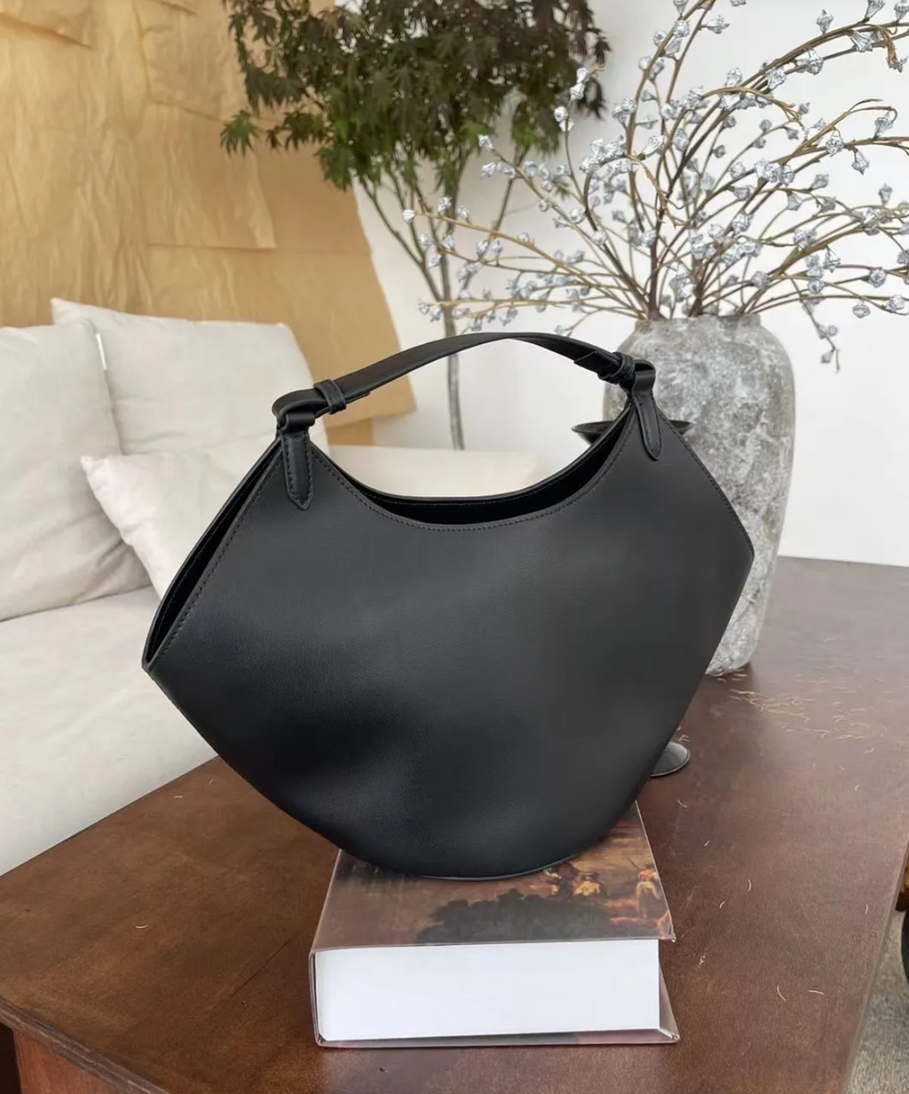 The Willow Drift Leather Bucket Bag