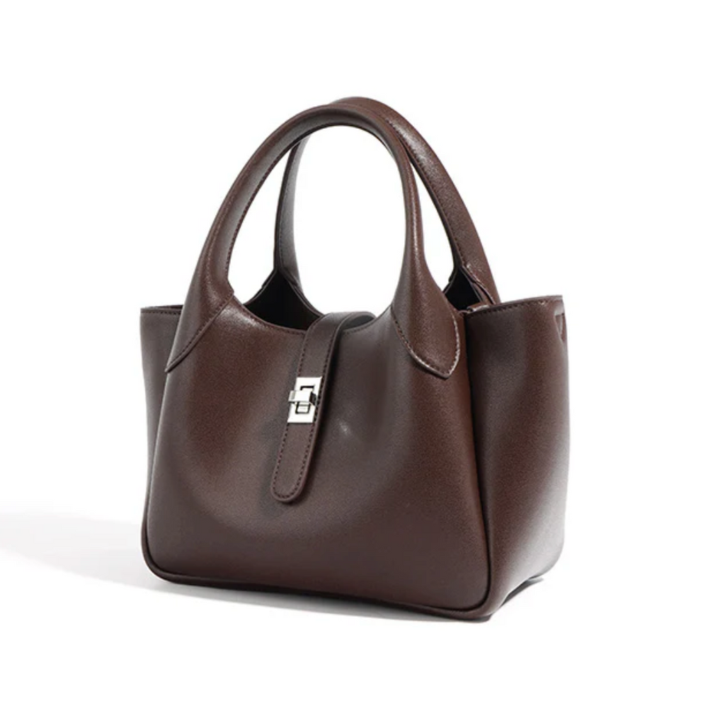 Georgia State – Structured Cowhide Basket Bag