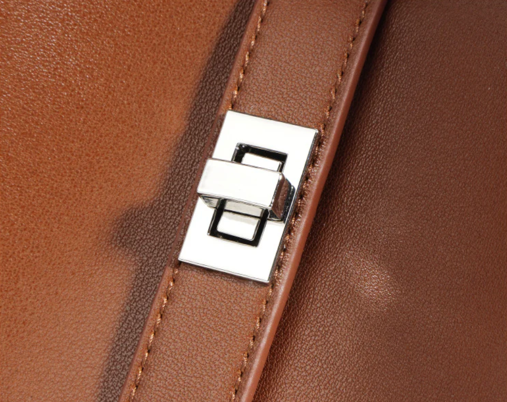 Georgia State – Structured Cowhide Basket Bag