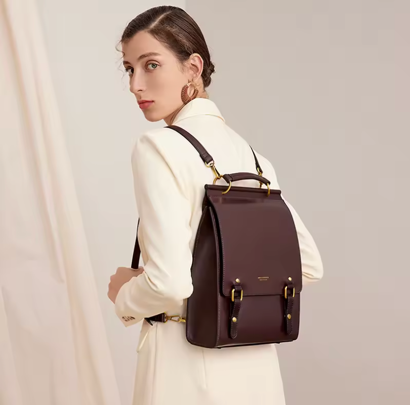 Lorelai’s Legacy – Vintage Genuine Leather Backpack for Writers on the Move