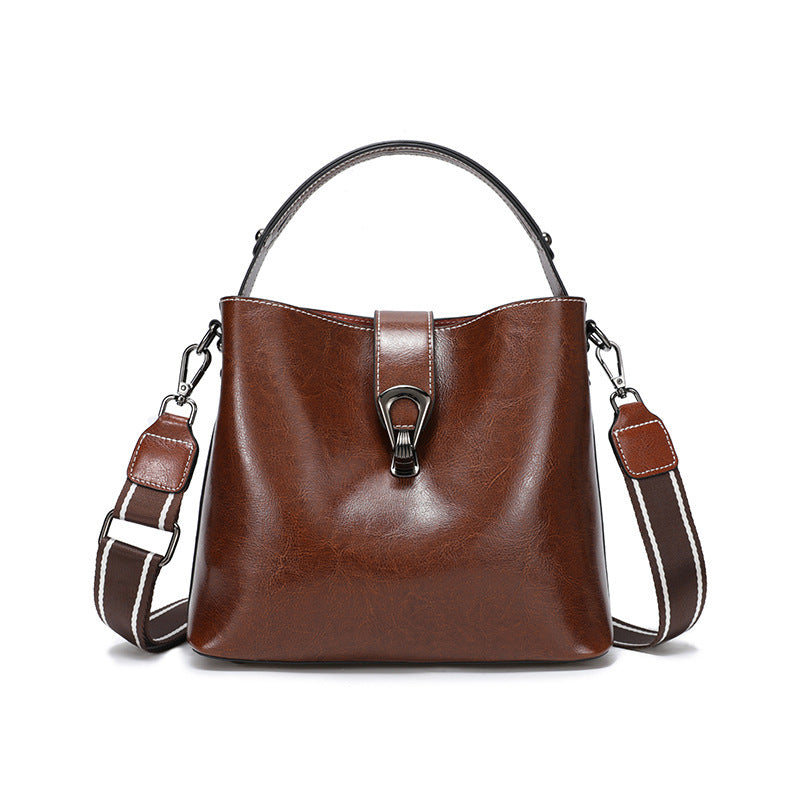 The Reputation Edit – Cowhide Leather Bucket Bag