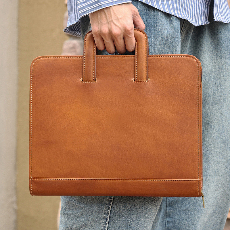 Unagi Utility – Crazy Horse Leather Laptop Case