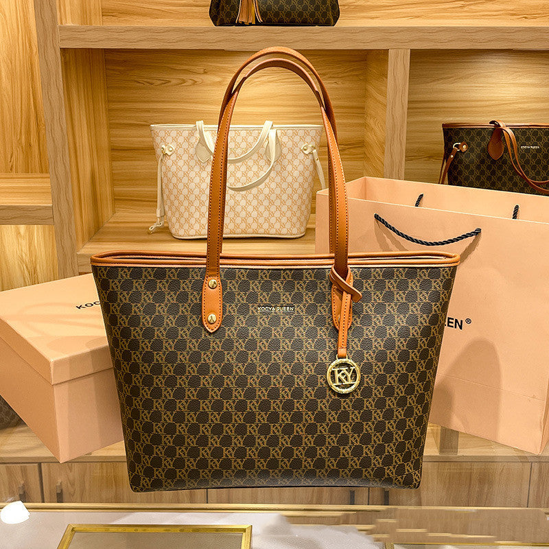 Empire Runway – Printed Shoulder Tote for Work & Everyday Slay