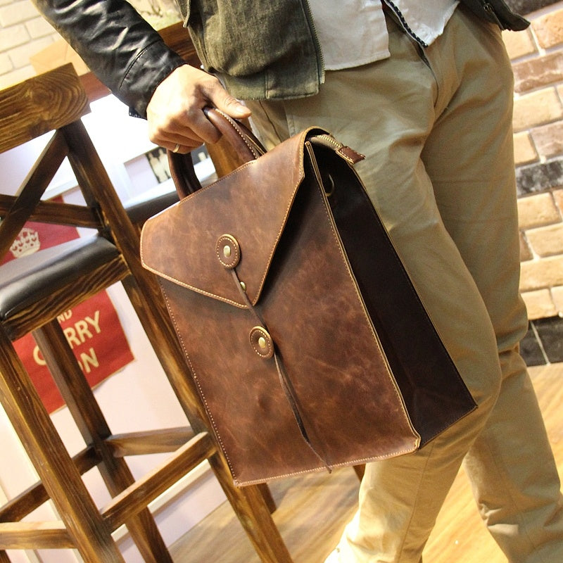 The Owl Post Satchel – Leather Wizarding Backpack