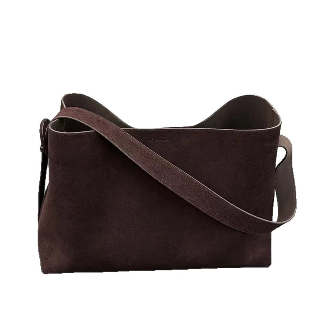 Cozy With Cashmere – Winter Matte Leather Crossbody