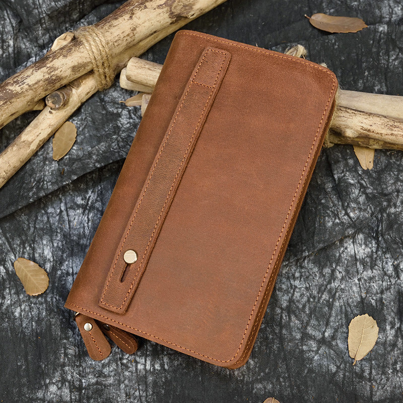 The Hopper Hold-It-All Leather Travel Wallet