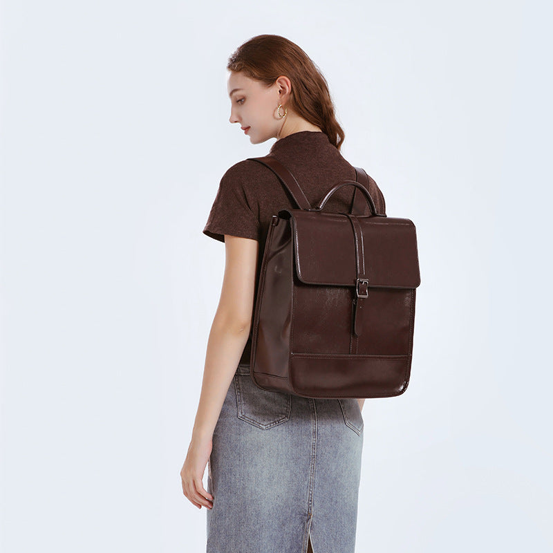 Rory’s Reading Room – Retro Leather Backpack