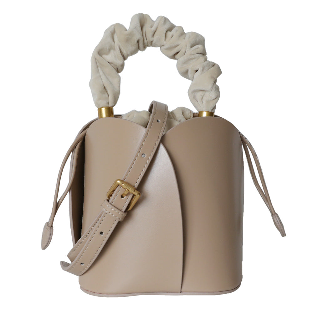 The Wildflower Bloom Leather Bucket Bag