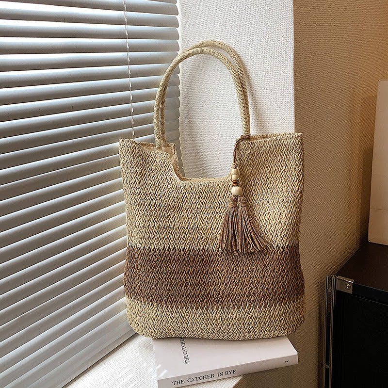 Thank U, Next Vacation Beach Woven Tote