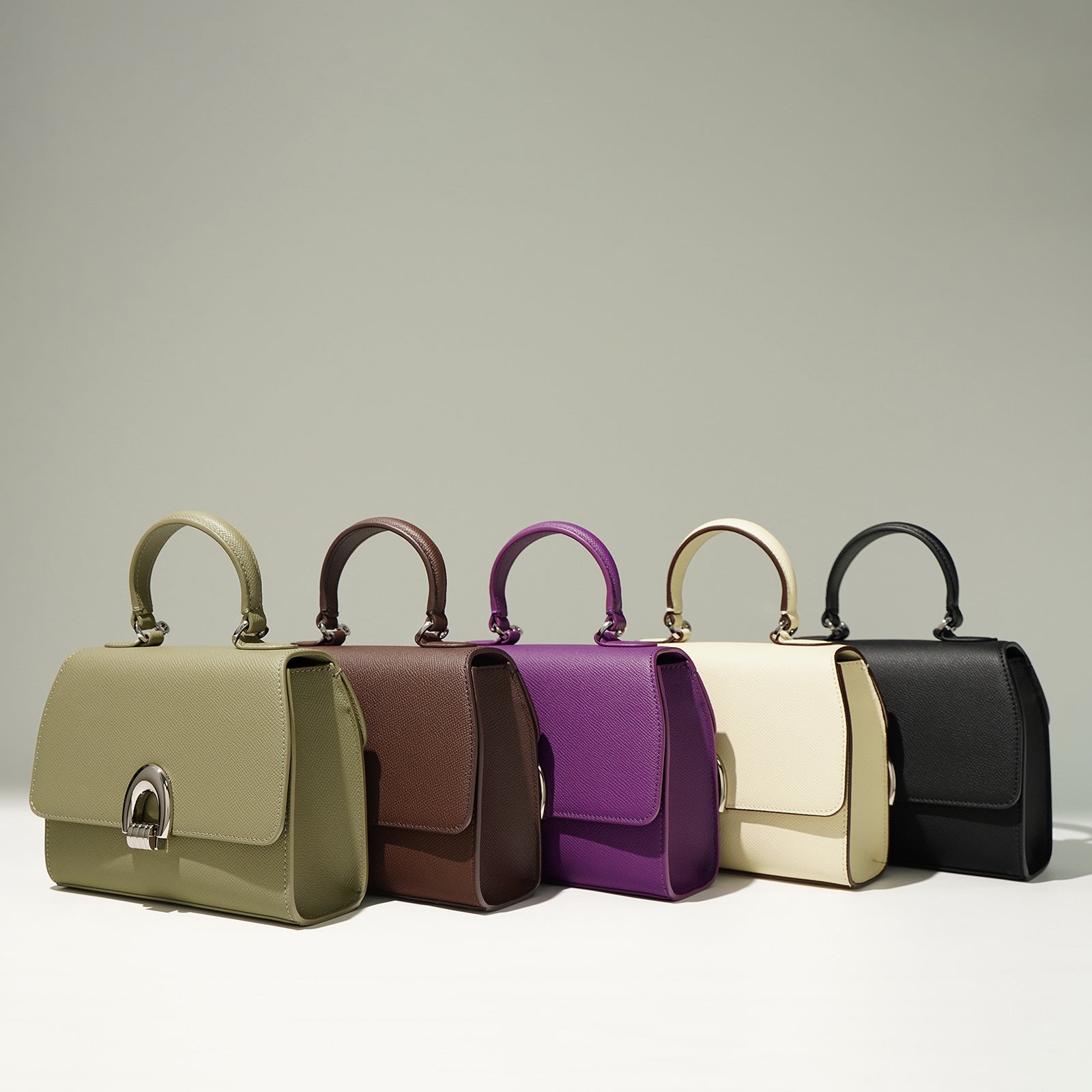 Halo Chic – Elegant Cowhide Shoulder Handbag