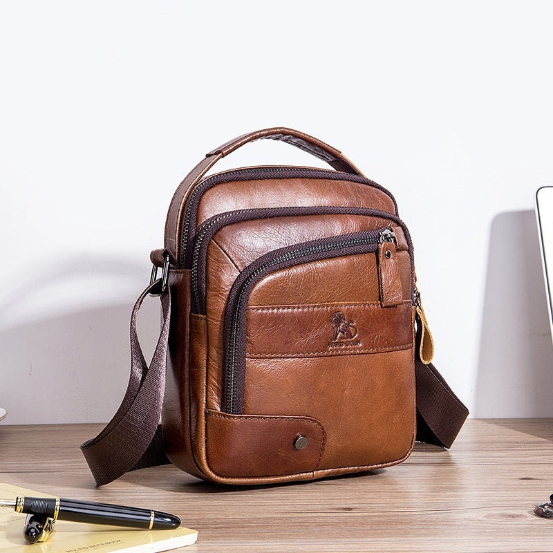 Shape Of Plans - Cowhide Crossbody Bag