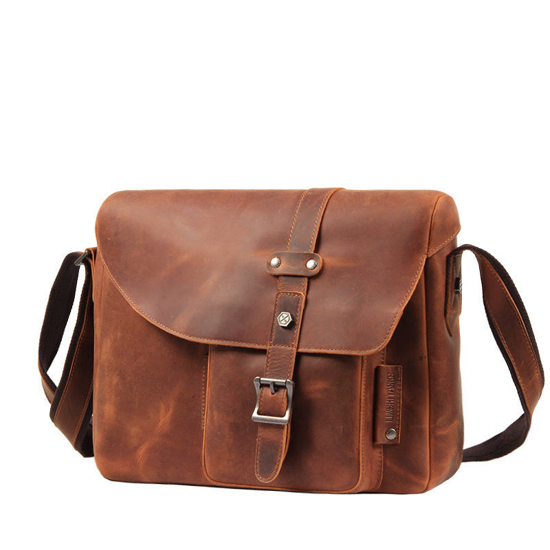 Breaking Boundaries – Vintage Cowhide Satchel