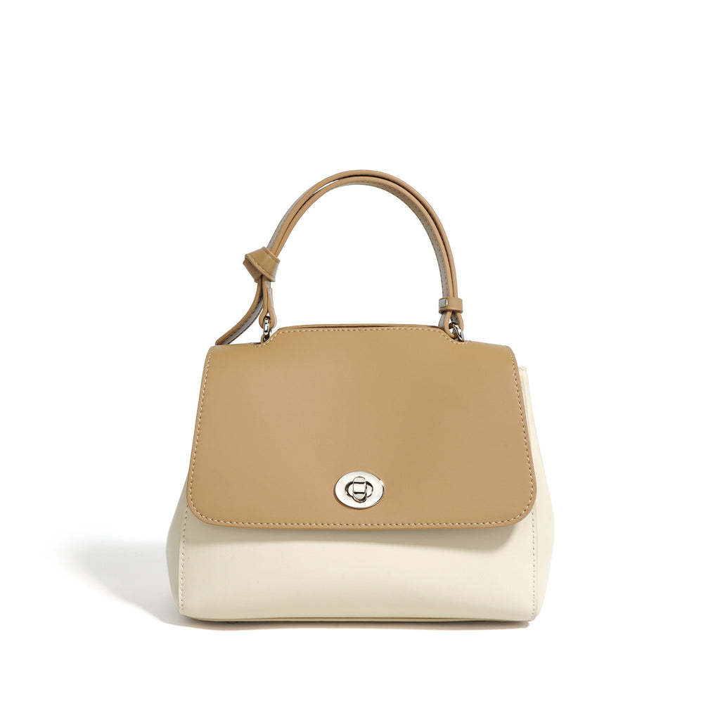 The Karen Poise Leather Top-Handle Bag