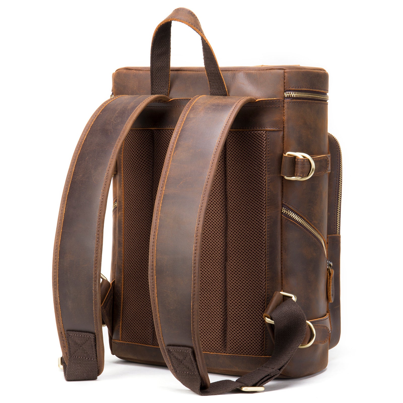 Dustin’s Discovery Pack – Retro Cowhide Backpack