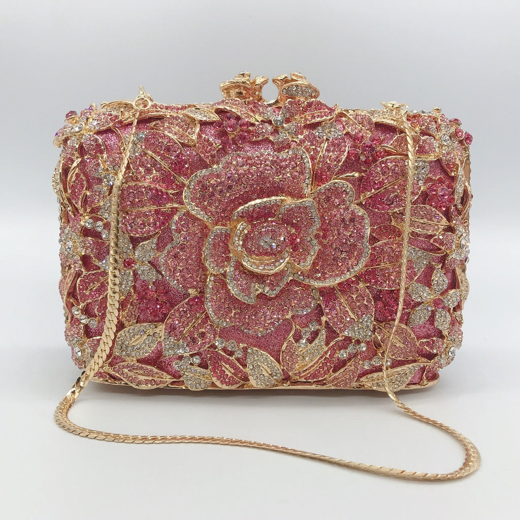 Taste of Glam – Pink Crystal Evening Bag