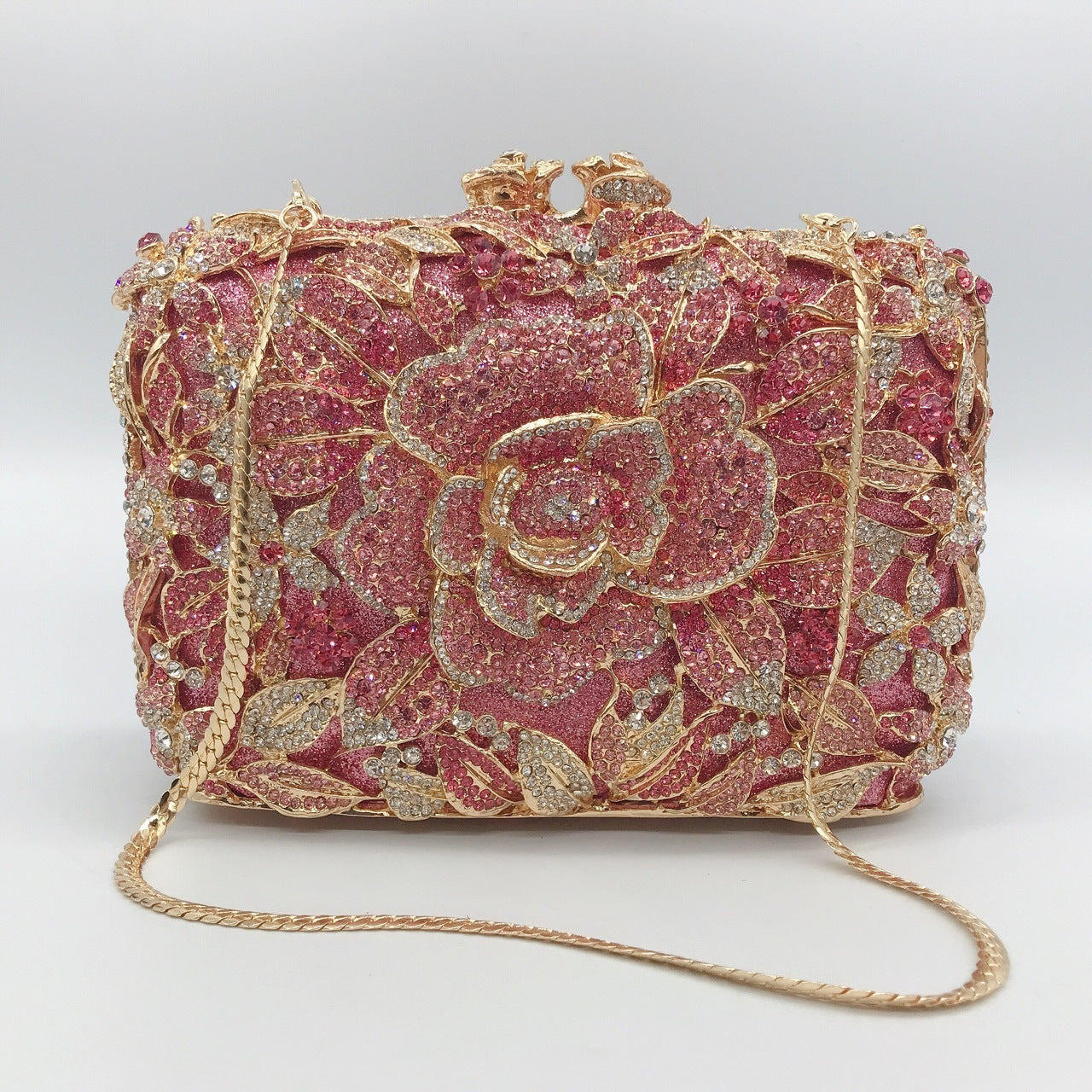 Taste of Glam – Pink Crystal Evening Bag