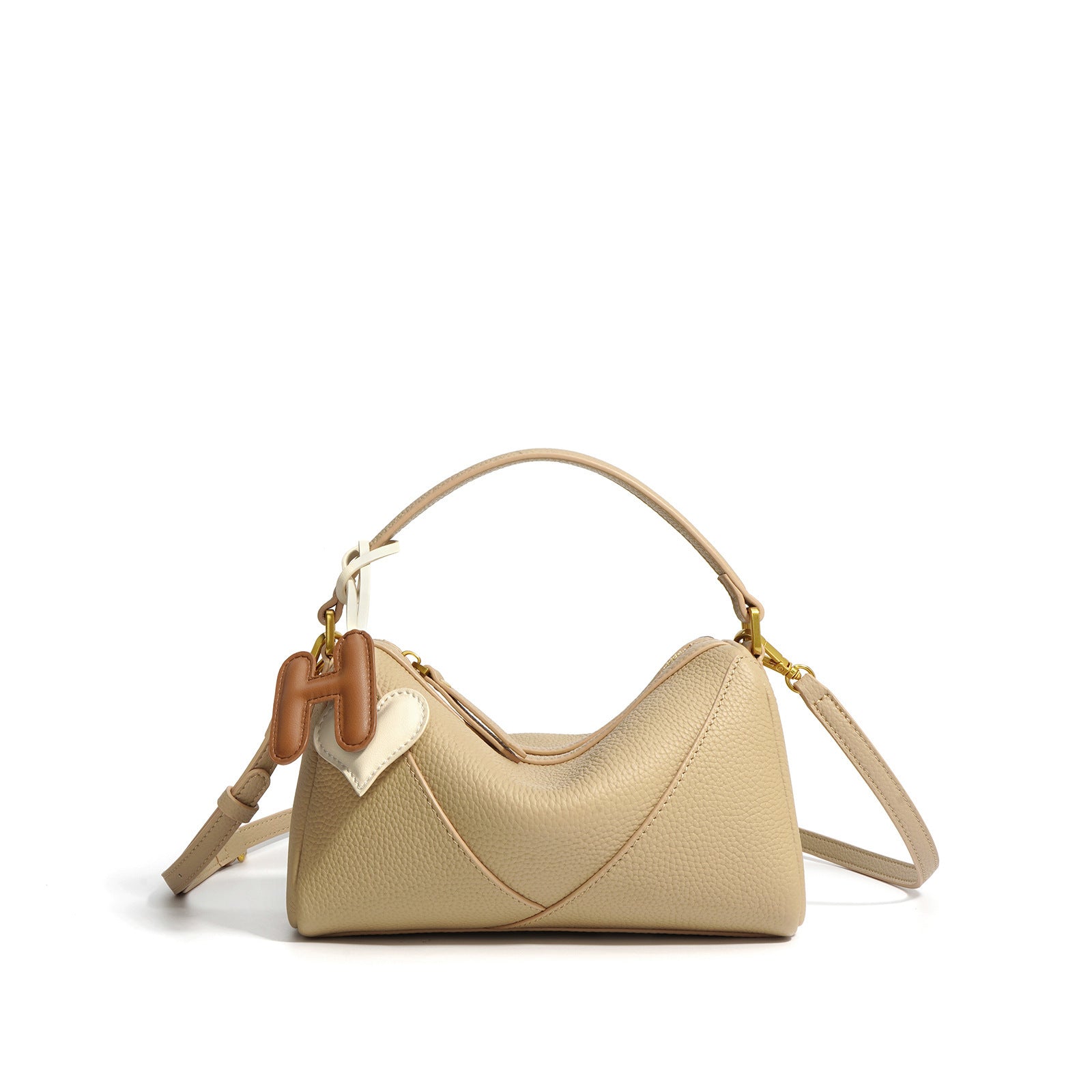 Central Glow – Genuine Leather Shoulder Messenger Bag