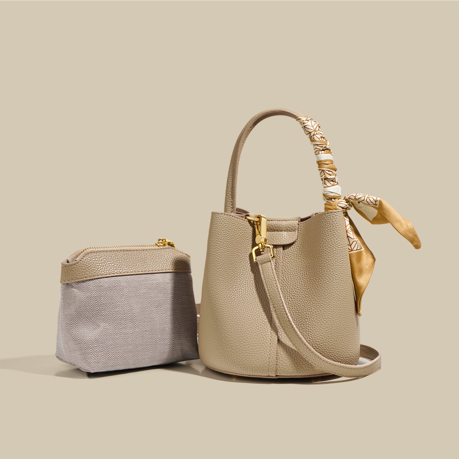 Brat Glow – Statement Genuine Leather Bucket Bag with Attitude