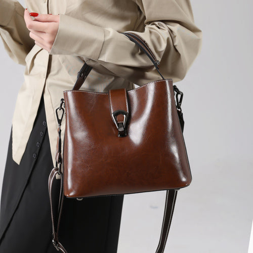 The Reputation Edit – Cowhide Leather Bucket Bag
