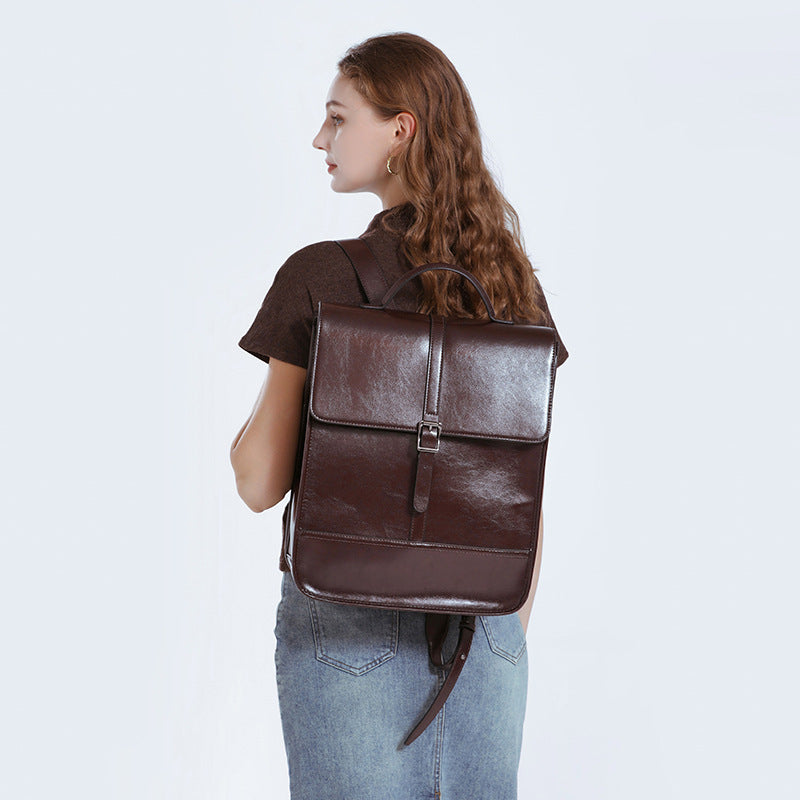 Rory’s Reading Room – Retro Leather Backpack