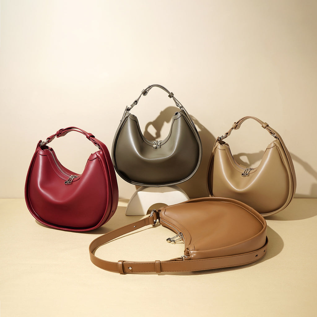 365 Office – Cowhide Crescent Handbag