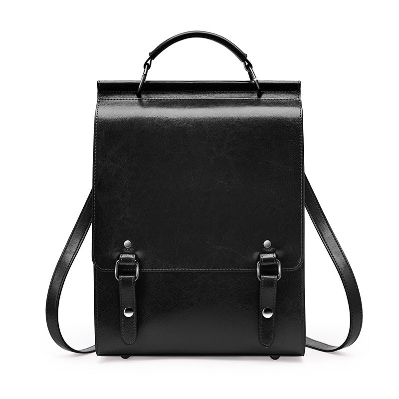 Lorelai’s Legacy – Vintage Two-Layer Cow Leather Backpack for Writers on the Move
