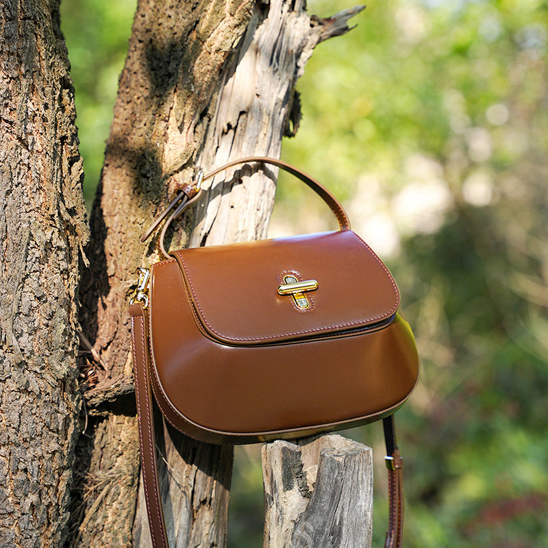 Riverside Secrets – Leather Messenger Bag