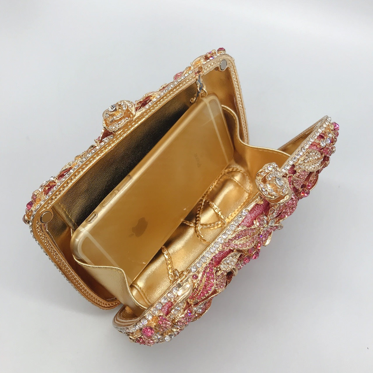 Taste of Glam – Pink Crystal Evening Bag