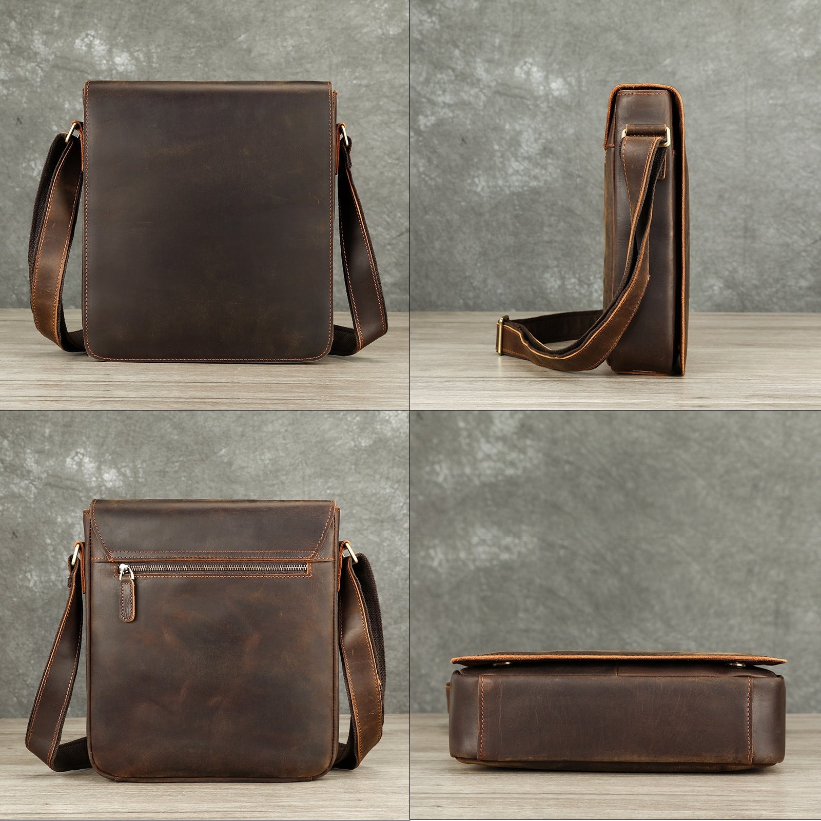 The Jonathan Byers Classic Leather Crossbody Bag