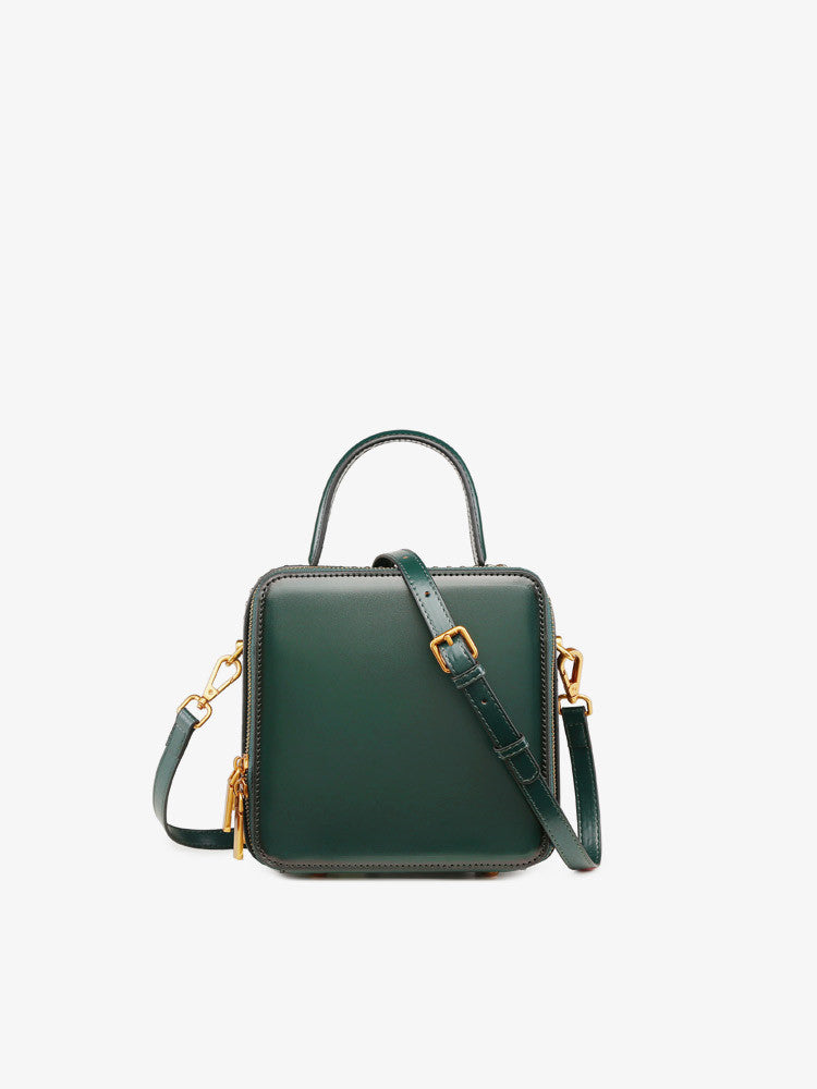 Vroom Vibe – Structured Zip Shoulder Bag