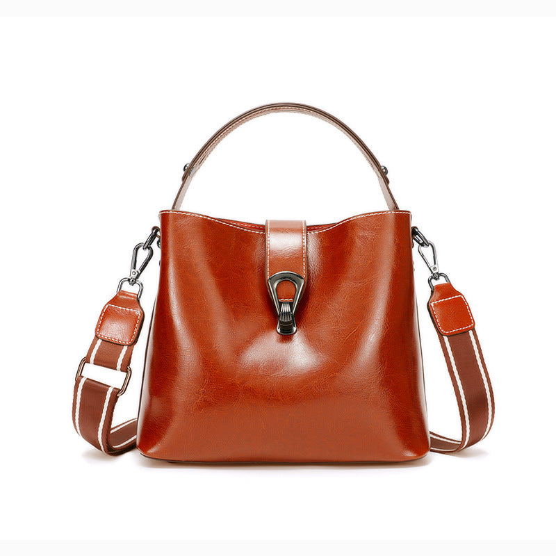The Reputation Edit – Cowhide Leather Bucket Bag