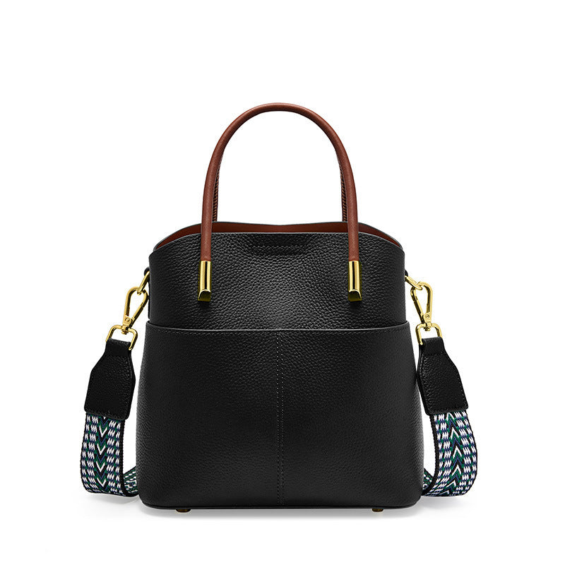 Willow Workspace – Leather Bucket Tote