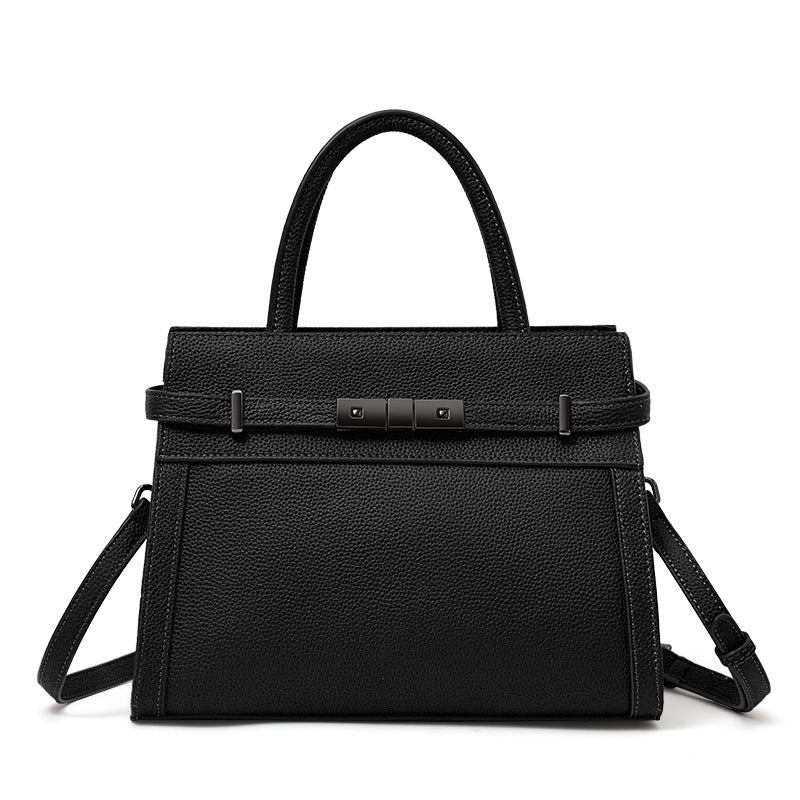 The Sylvie Power Move Leather Top-Handle Bag